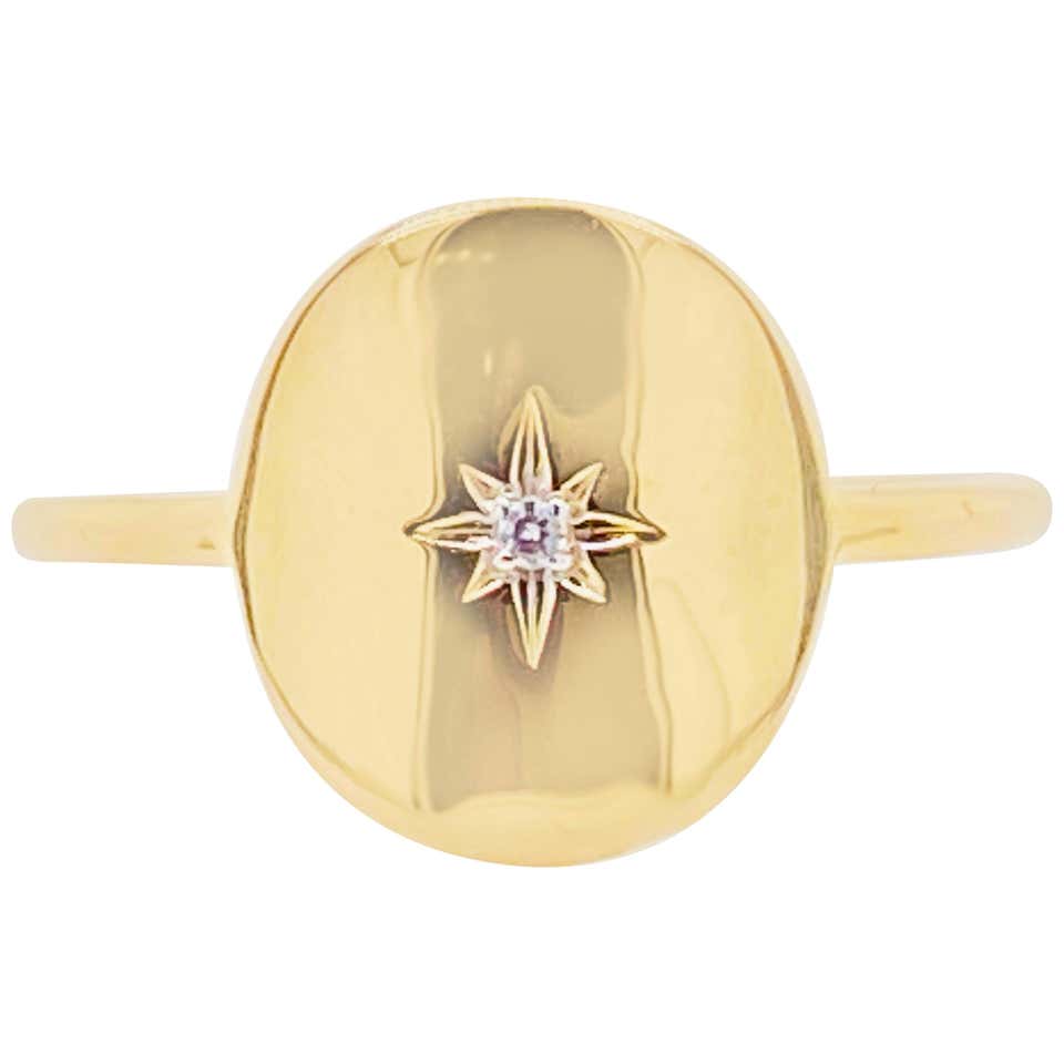 Diamond North Star Ring