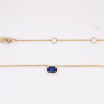 Emerald Cut Sapphire Necklace – Five Star Jewelry Brokers