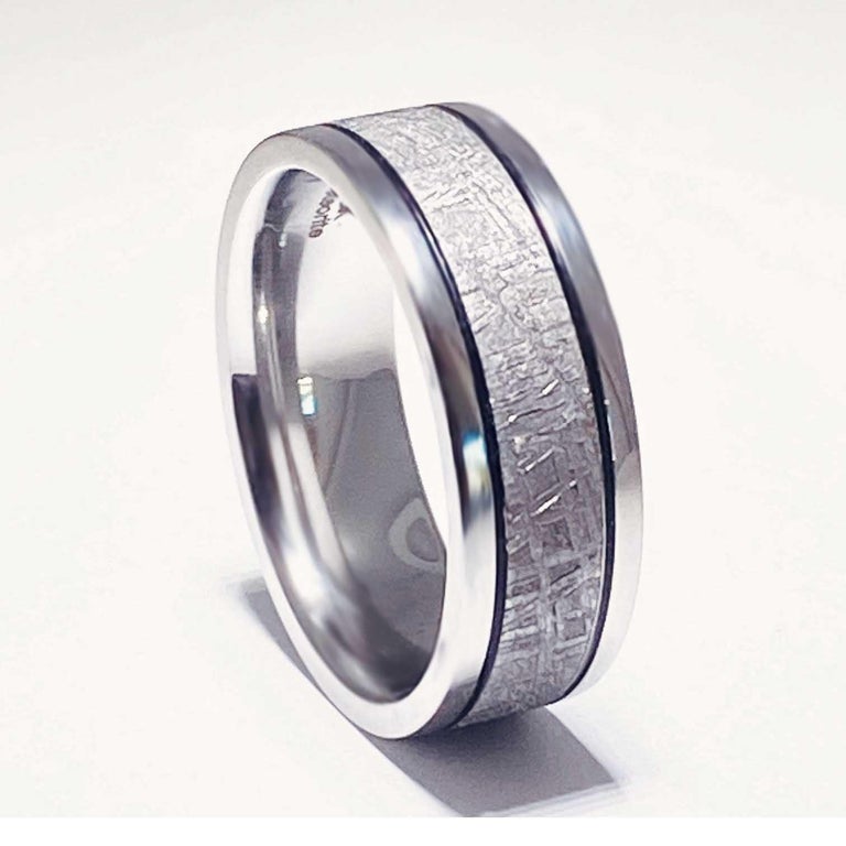 Cobalt meteorite ring hotsell