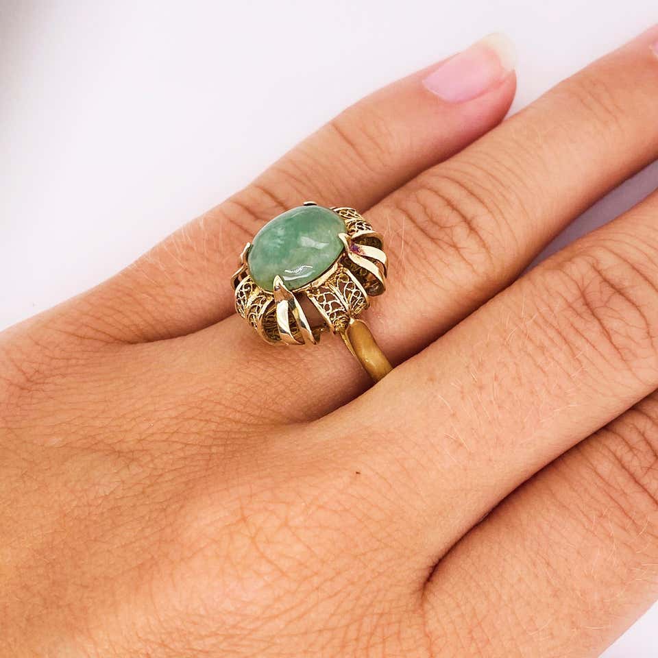 Jade ring store vintage