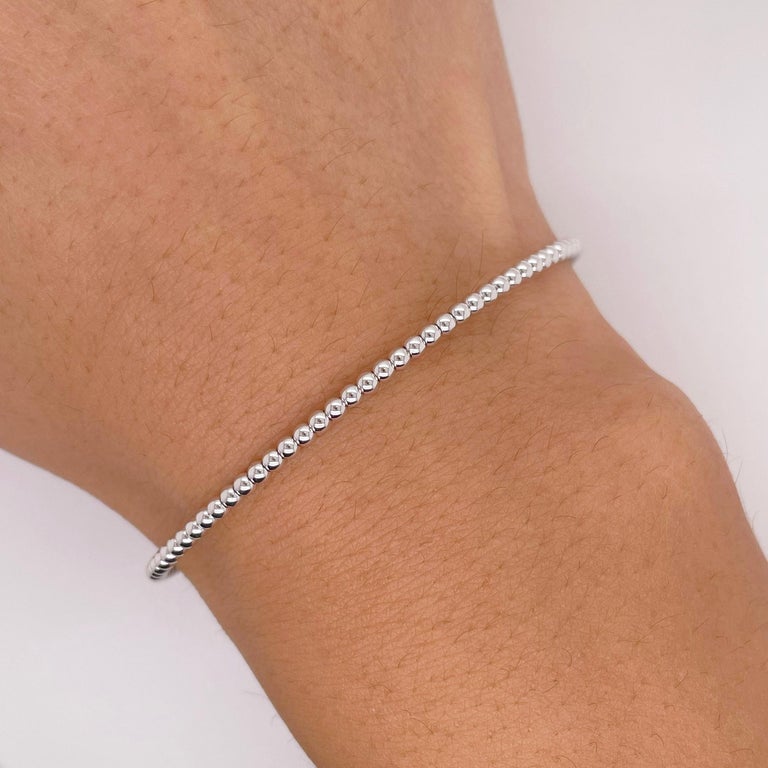 Fashion dainty white gold bracelet