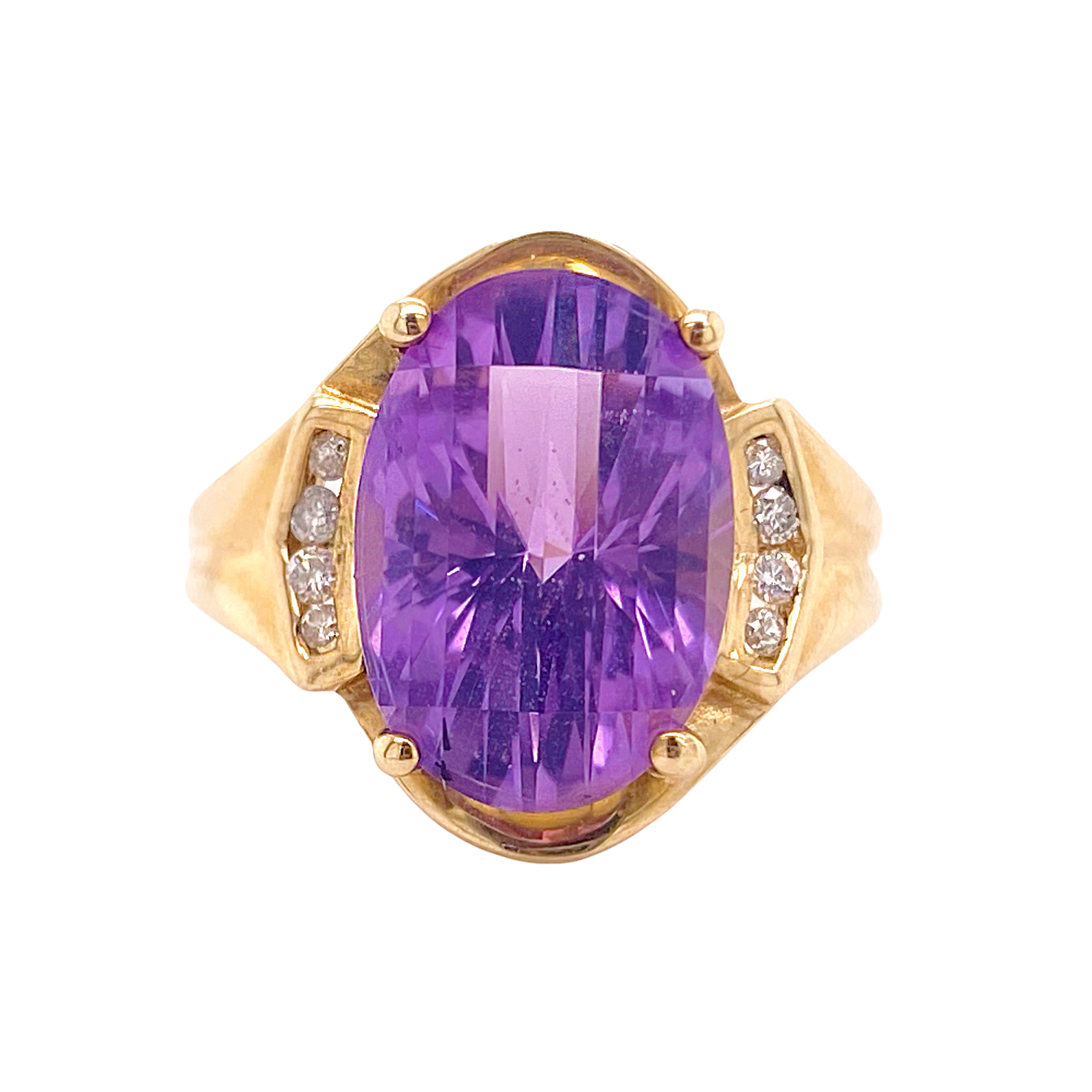 Estate amethyst ring deals